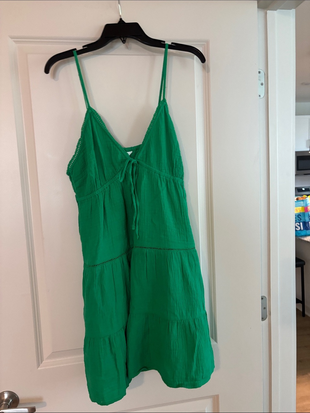 Primark Green Tiered Swim Coverup Dress